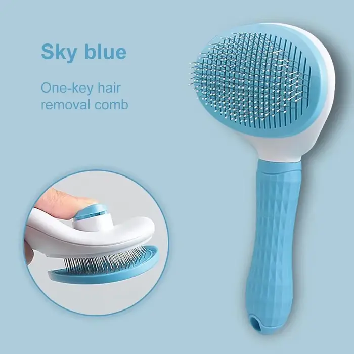 Brosse de toilettage pour animaux à poils longs (chiens et chats), peigne multifonctionnel pour le b