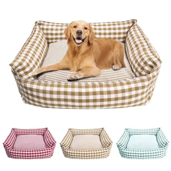 Lit pour chien chats chiot maison chenil pour chiens d'intérieur petit moyen chat canapé pour animaux de compagnie lit