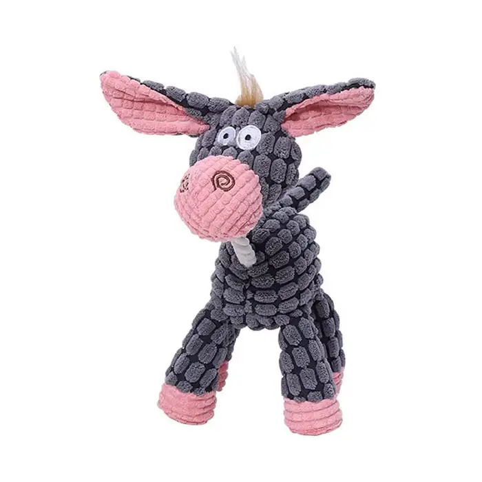 Kenjac-jouet en peluche pour chien avec couineurs, jouets à mâcher agressifs pour petits, moyens et 