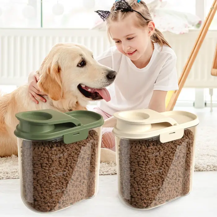 Conteneur hermétique de stockage des aliments pour chiens