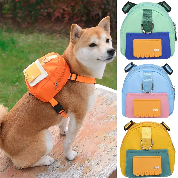 Sac à dos SFP Shiba Inu pour petits chiens, cartable pour animaux de compagnie, grand espace, fourni