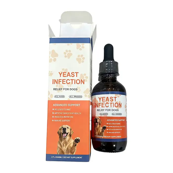 Gouttes apaisantes pour la peau contre les démangeaisons chez le chien, Gouttes naturelles à base de