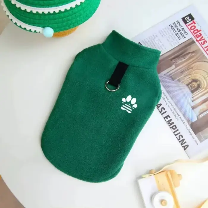 Vêtements pour chiens de compagnie, manteau d'automne et d'hiver, gilet chaud en polaire pour petits