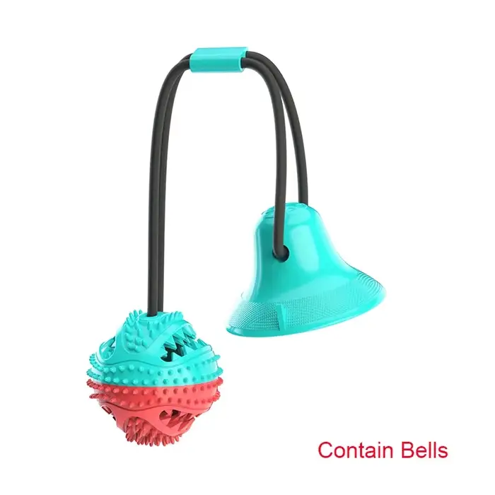 Jouet à mâcher coule avec ventouse pour chien, jouets Husky, ficelles qui fuient, grande boule, alim