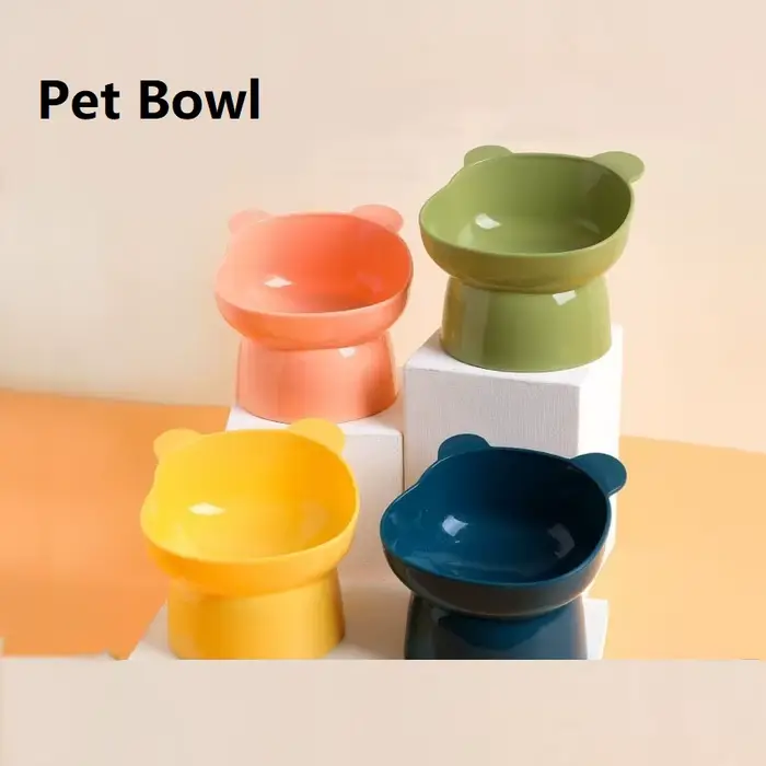Nouvelles bols surélevés pour chat, mangeoire et abreuvoir sans Stress avec Base, Anti-vomissement, 