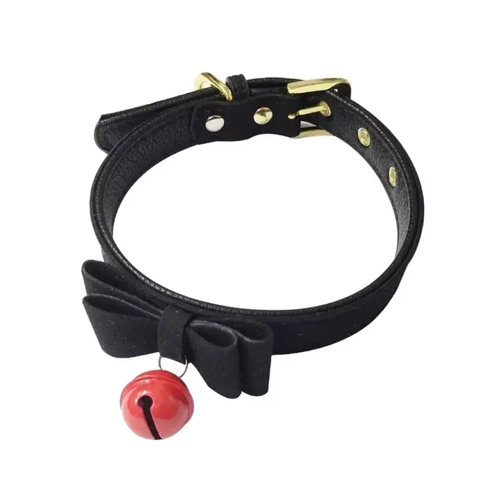 Collier à nœud, Collier avec clochettes, Collier amusant, Chaîne de cou de type choker, Collier-chaîne gothique sombre, Accessoires de cosplay