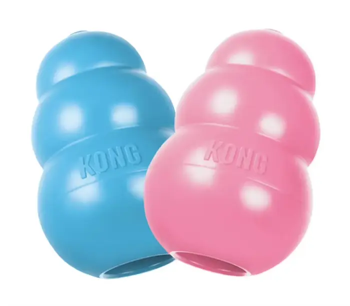KONG-Jouet à mâcher pour chien en caoutchouc de dentition naturel chiot avec votre choix de XS-L de 