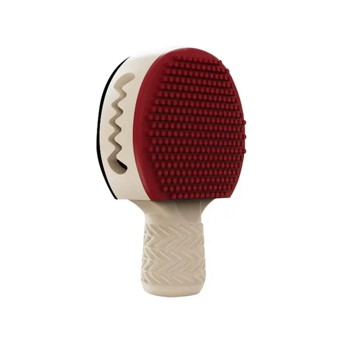Jouet à mâcher durable pour chien, distributeur de nourriture, jouet de dentition, forme de badminto