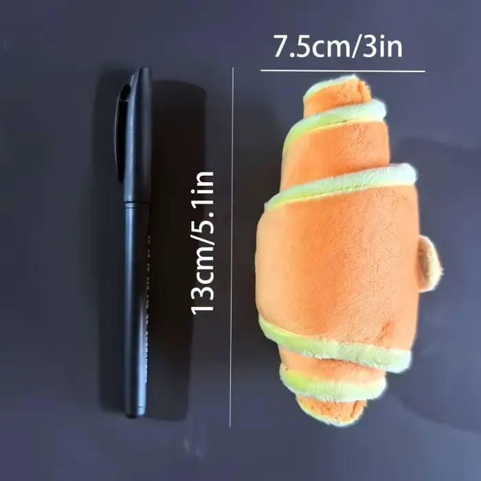 Jouet pour chien en forme de croissant souple, résistant aux morsures, distributeur de friandises, s