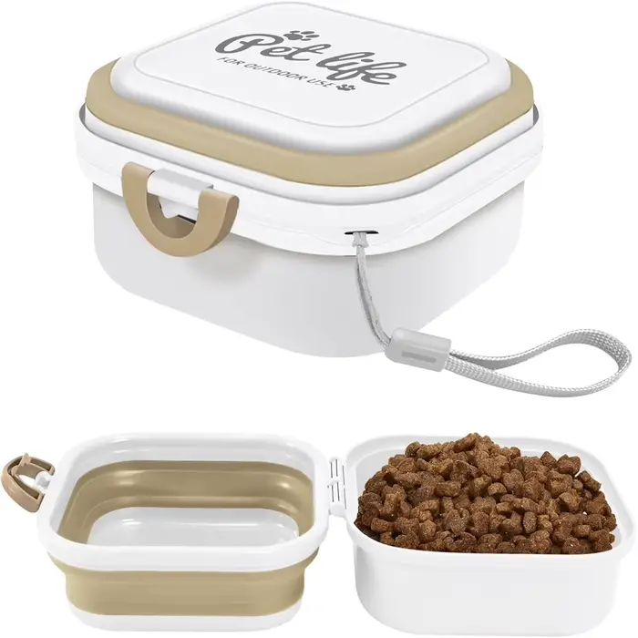 Gamelle pour chien, gamelle portable pour chien pour les voyages, distributeur d'eau et de nourritur