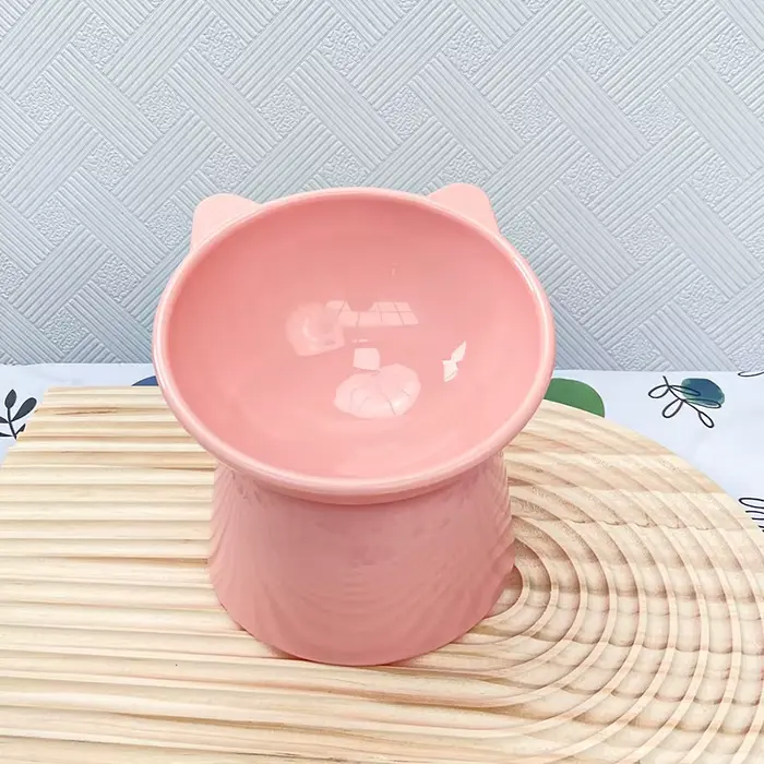 Gamelle inclinée pour animaux de compagnie avec protection du cou, anti-étouffement, pour chiens et