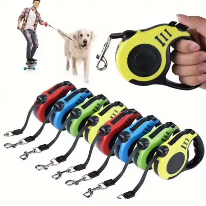 Enrouleur de laisse automatique 3M pour animaux de compagnie