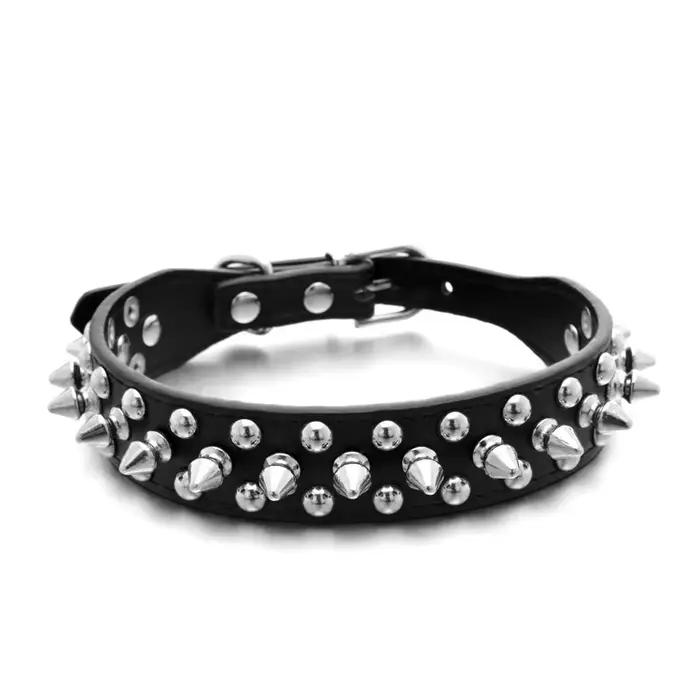 Colliers pour animaux de compagnie pour petits chiens et chats, collier réglable en cuir pour chien,