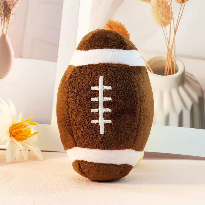 Jouet pour chien en forme de ballon de football et de rugby : Jouet interactif pour l'entraînement d