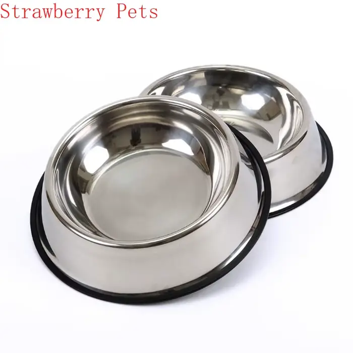 Bol en acier inoxydable pour chien, conteneur de stockage des aliments, bol de nourriture pour chien