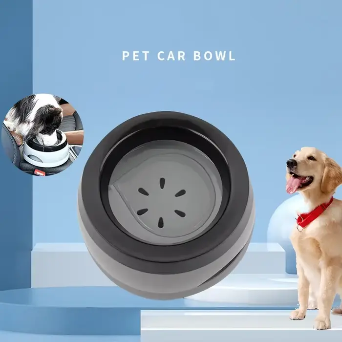 Bols flottants pour chiens et chats, anti-éclaboussures, abreuvoir portable en plastique pour l'extérieur