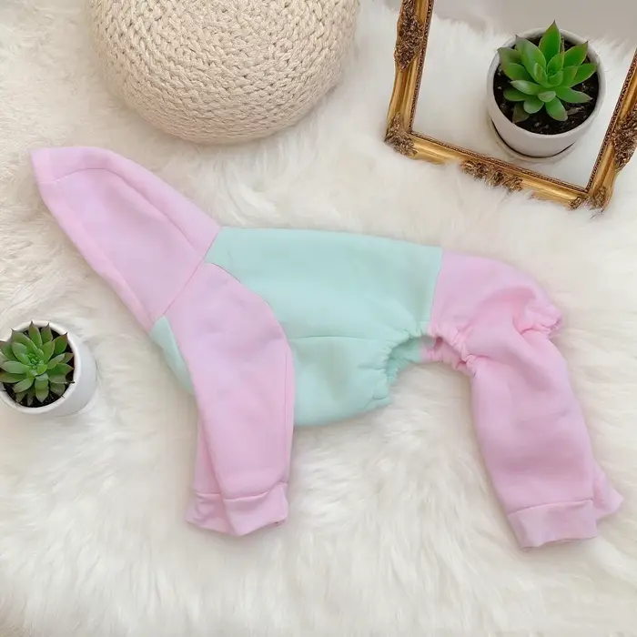 Hiver chien sweat à capuche Whippet manteaux pour animaux de compagnie Pyjamas chien vêtements polai