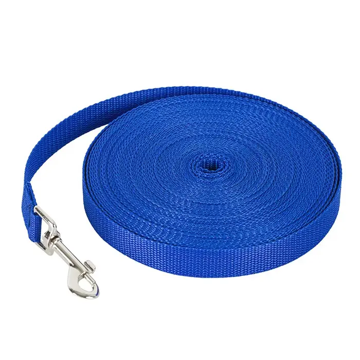 Laisse de dressage pour chien en nylon robuste, longue ligne de rappel, 1,5m-50m, pour chiens de pet