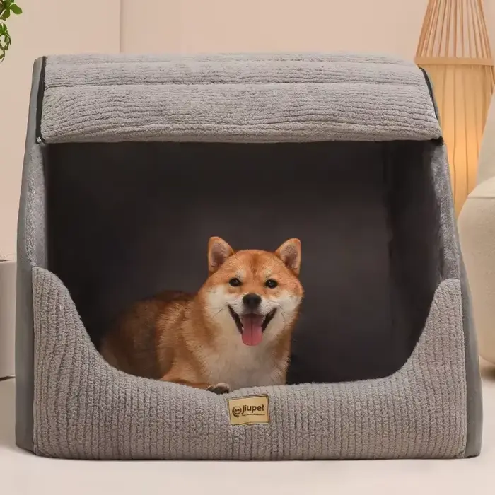 Niche fermée lavable pour animaux de compagnie