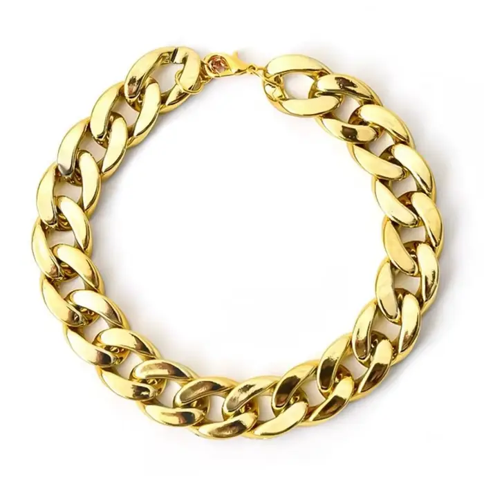 Collier chaîne à la mode pour animaux de compagnie