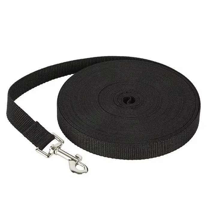 Laisse longue et solide en Nylon pour chien, 10m, 15m, 20m, laisse d'entraînement pour animaux de co