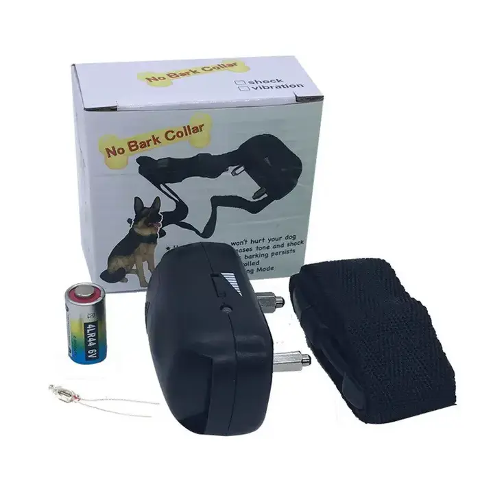 Collier anti-aboiement automatique, collier d'entraînement pour chien sans aboiement avec fonction b