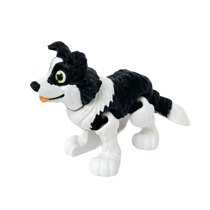 Jouet pour chien d'impression 3D multi-articulés, impression 3D, teckel multi-articulation mobile, j