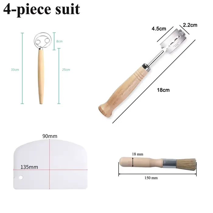 Panier anti-pâte, 3 tailles disponibles, Baguette Banneton, panier en rotin naturel, outils de cuiss