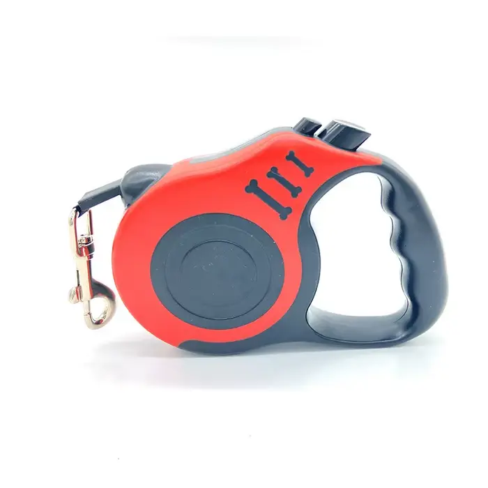 Laisse rétractable automatique pour petits chiens et chats, laisse en nylon durable avec corde de tr