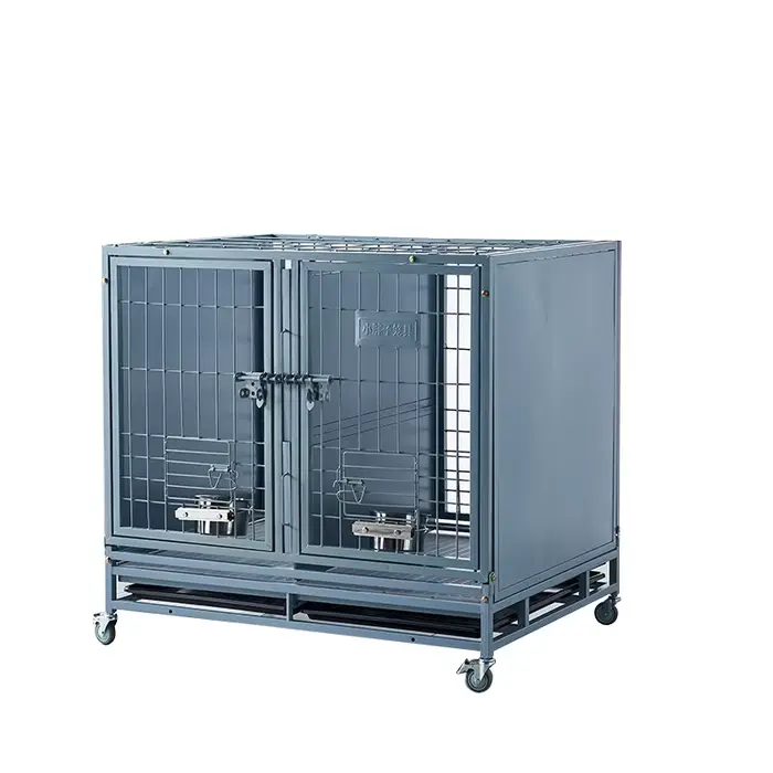 Chenil pour chien solide Golden Retriever, moyen et grand, intérieur et extérieur, Cage d'élevage pl