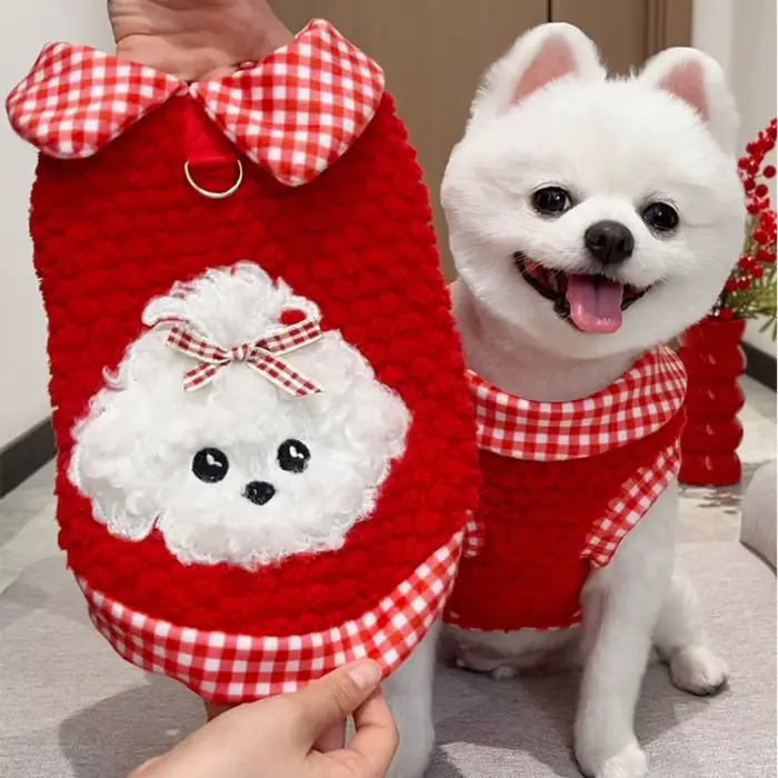 Vêtements d'hiver coupe-vent mignons pour chiens