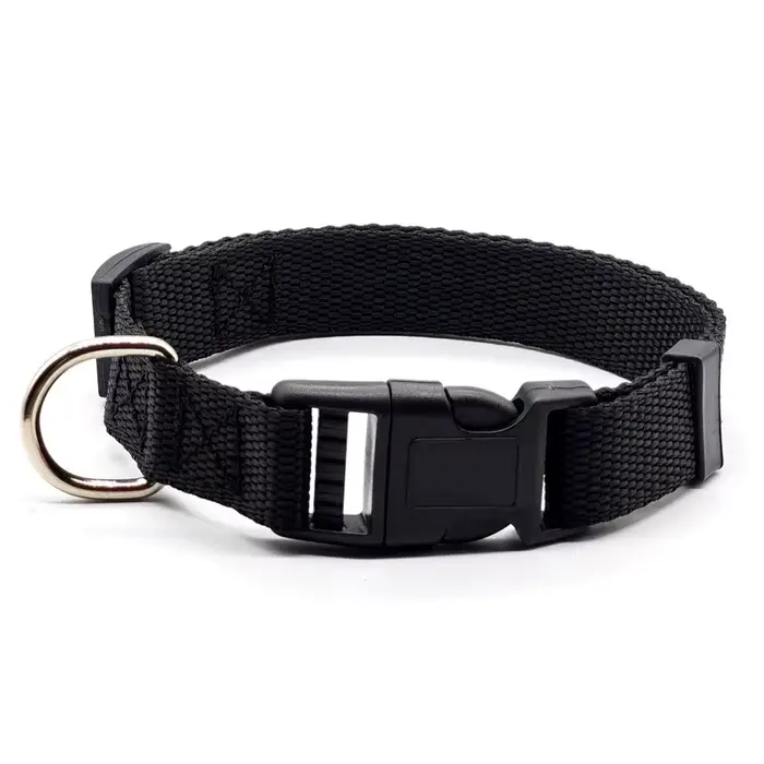 Collier de chien réglable en nylon avec clip, pour animal de compagnie, taille S/M/L/XL, chiot, livr