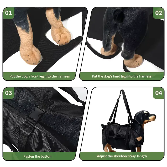 Harnais de levage pour chien - Sangle de soutien arrière/corporel complet