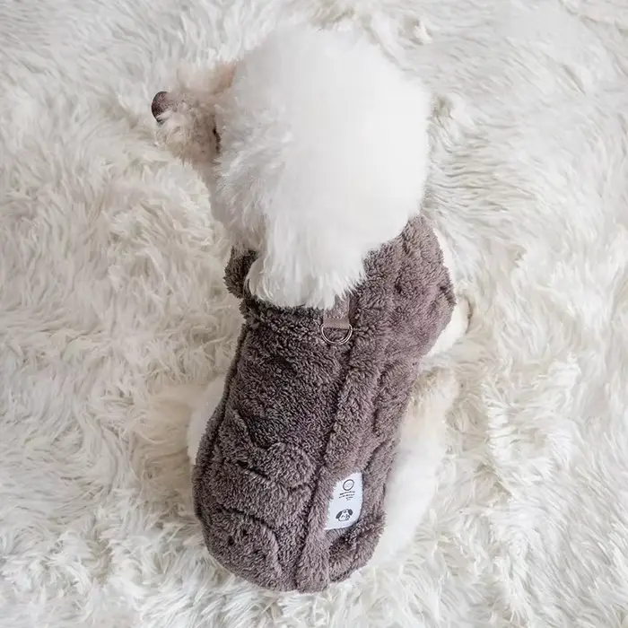 Hiver chaud chiot chaton pull doux polaire chien vêtements vêtements pour animaux de compagnie pour 