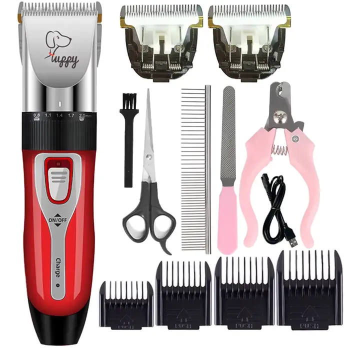 Tondeuse à cheveux pour chien, ensemble de rasoir électrique pour toilettage de chiots et de chats, 
