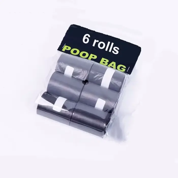 Pelle à merde pliable de voyage pour animaux de compagnie, avec 1 rouleau de sacs décomposables, cui