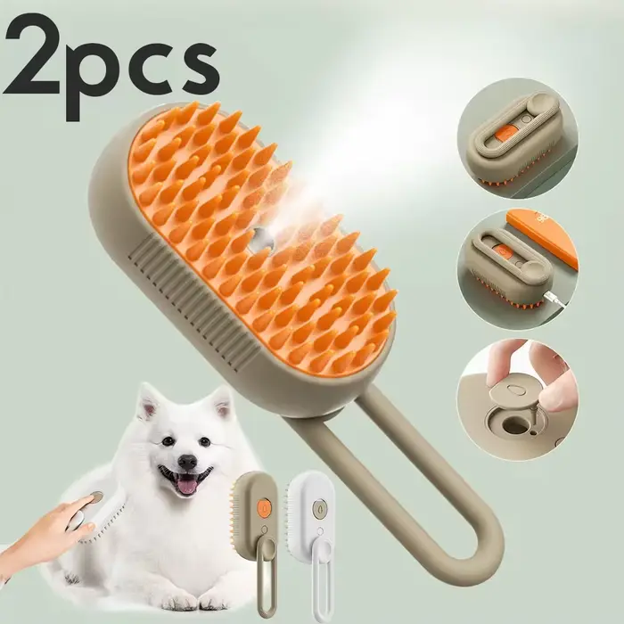 Brosse à vapeur 3 en 1 pour animaux de compagnie