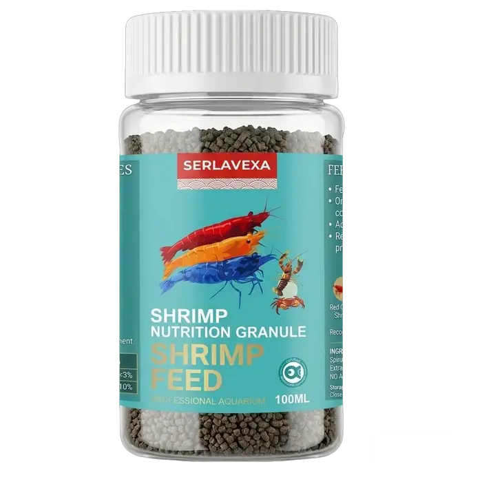 Aliment pour crevettes SERLAVEXA 100ml - Granulés nutritionnels de qualité supérieure pour crevettes