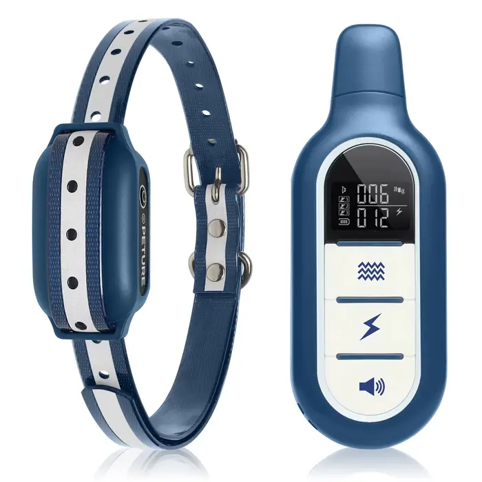 Collier de dressage pour chien 1000M 3 modes de formation Collier anti-choc étanche et rechargeable 