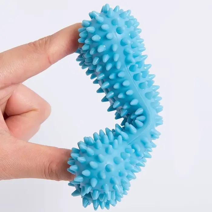 Jouets pour petits chiens, à mâcher, avec nœud TPR, résistant aux morsures, nettoyage des dents mola