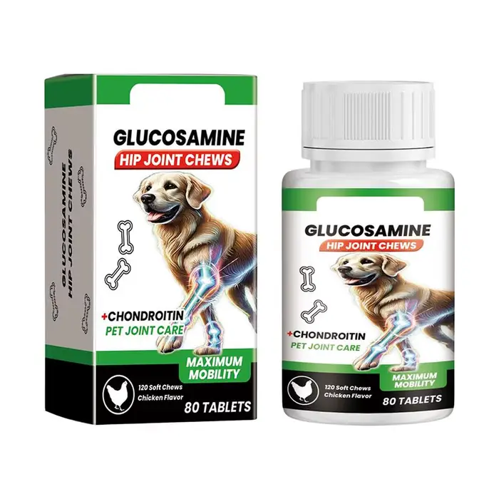 Complément alimentaire pour chiens Pet Joint Care Soft Chews 80 comprimés, glucosamine et chondroïti