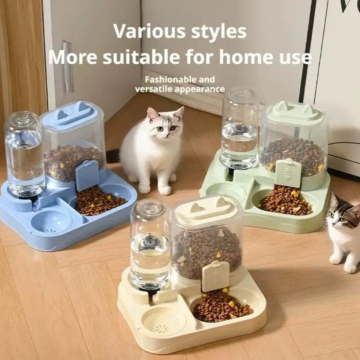 Mangeoire et abreuvoir automatique pour chat