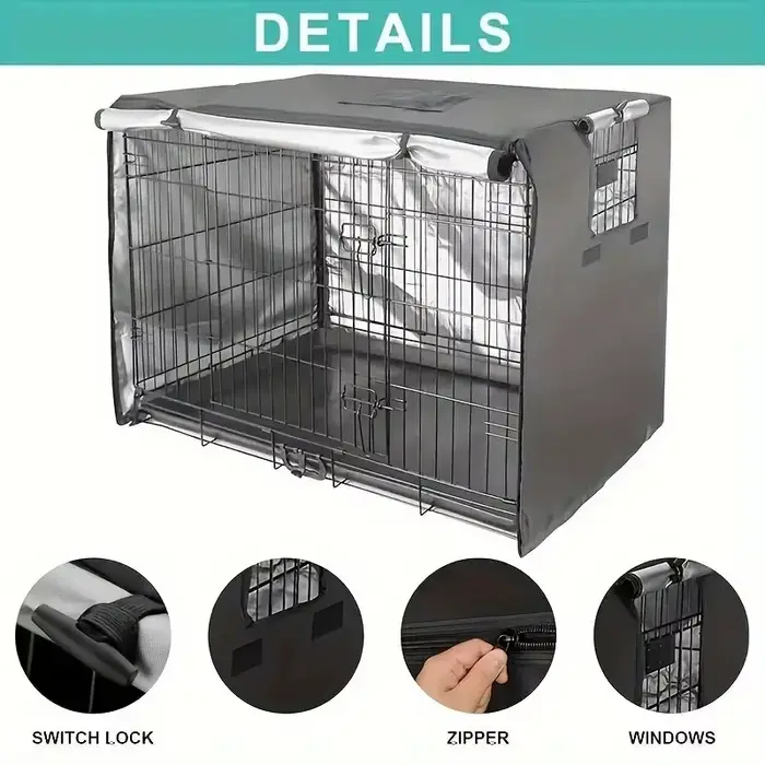 Housse de cage pour chien de grande taille