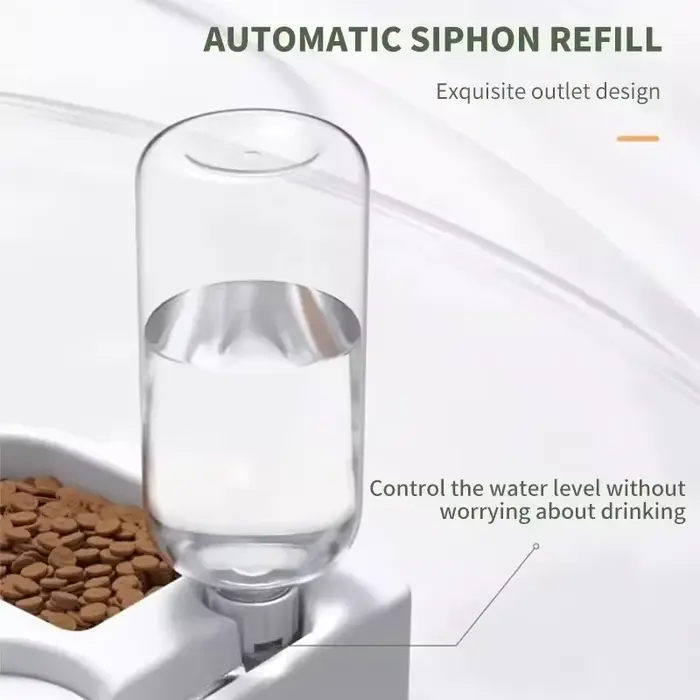 Bol pour chien et chat - Ensemble de distributeurs de nourriture et de bols pour animaux de compagnie