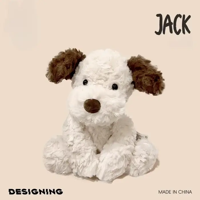 Peluche ultra douce et moelleuse, adorable chien en peluche, compagnon de sommeil anti-anxiété, pelu