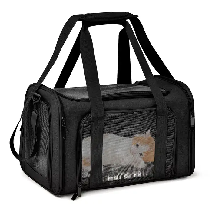 Sac de transport pour chien, sac à dos souple pour chat, sacs de voyage pour animaux de compagnie, a