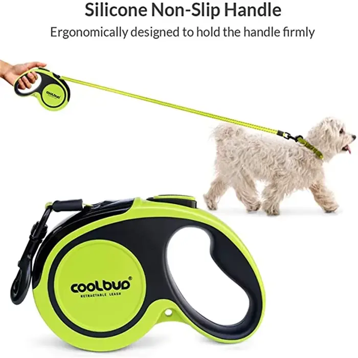 Laisse rétractable de luxe pour animaux de compagnie, lanière d'extension automatique, convient aux 