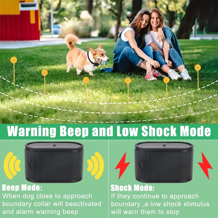 Collier électrique étanche pour chien