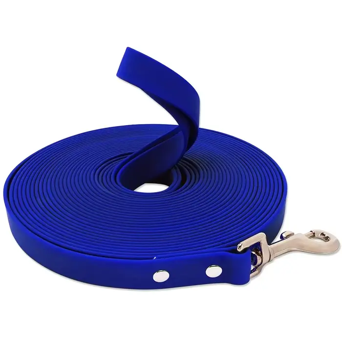 Laisse imperméable longue en Pvc pour chien, corde facile à nettoyer pour petits, moyens et grands c