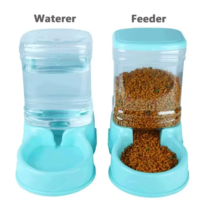 Nouveau Fournitures pour animaux de compagnie chat alimentation chien distributeur de nourriture mangeoire